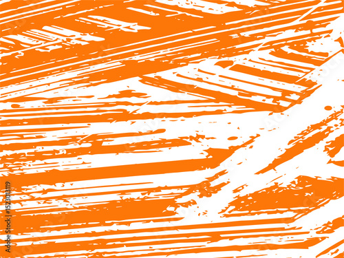 Abstract Orange Brush Stroke Background – Grunge Texture for Modern Art and Design. isolated on white background