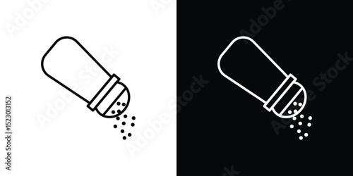 Pepper shaker icon Graphic vector set for ui design