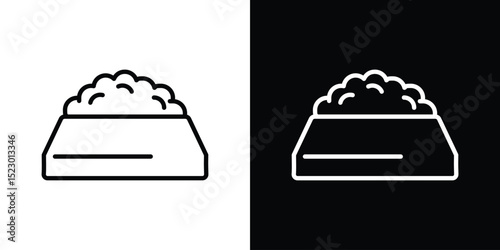Pet food icon Graphic vector set for ui design