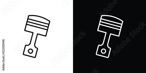 Piston icon Graphic vector set for ui design