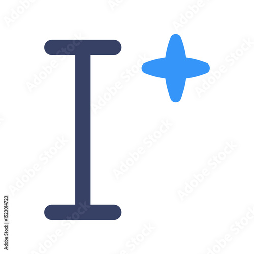 ai input flat icon