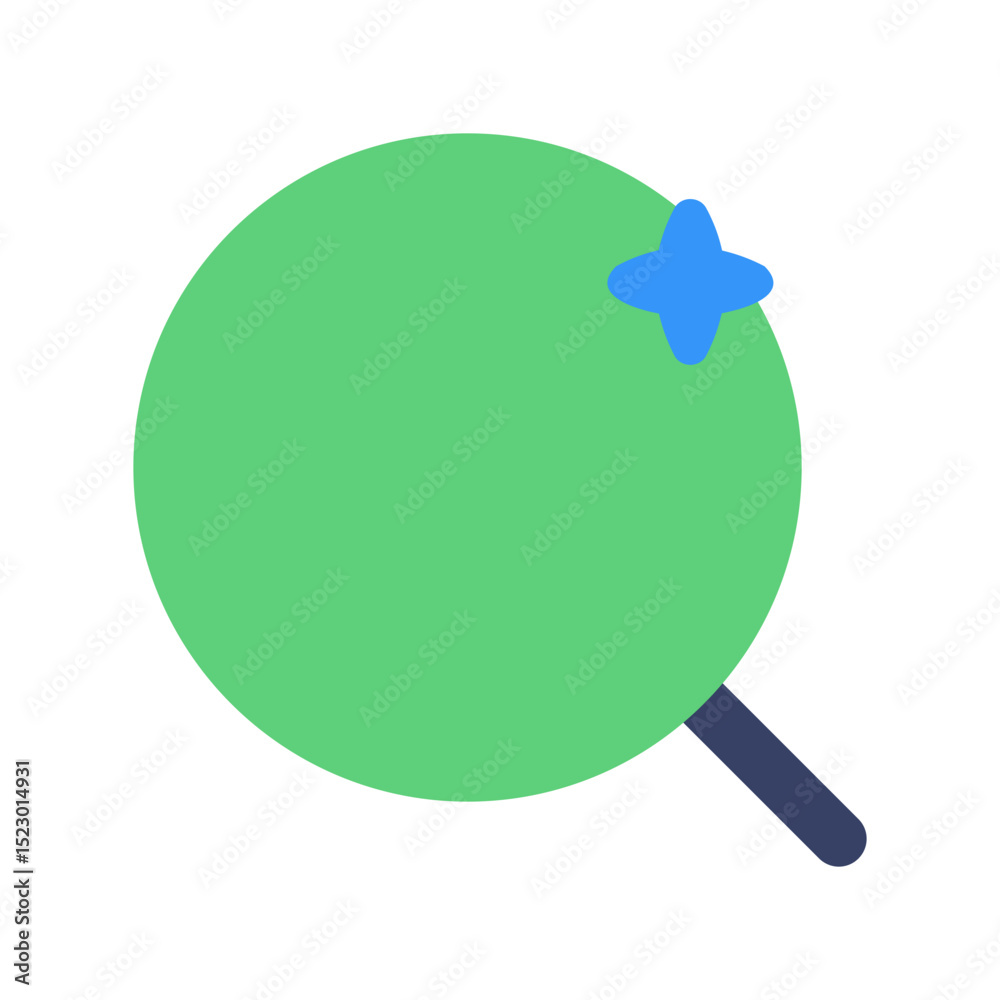 search ai flat icon search ai flat icon