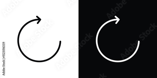 Refresh icon Graphic vector set for ui design