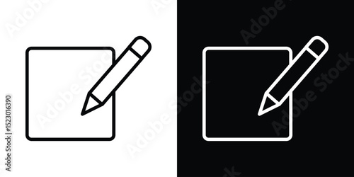 Register icon Graphic vector set for ui design