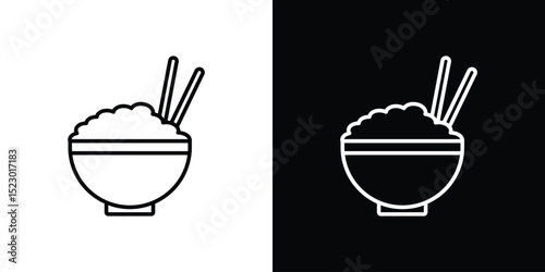 Rise Bowl icon Graphic vector set for ui design