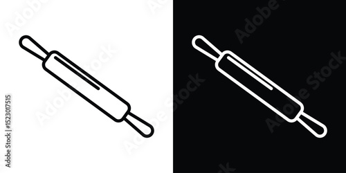 Rolling pin icon Graphic vector set for ui design