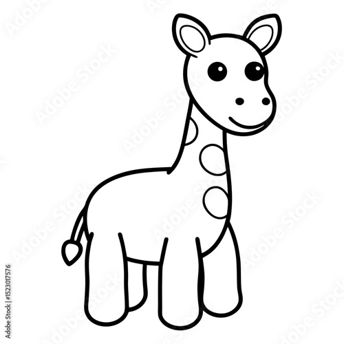 giraffe cartoon character