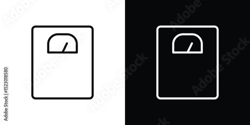 Scale icon Graphic vector set for ui design