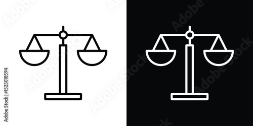 Scale icon Graphic vector set for ui design