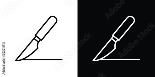 Scalpel path icon Graphic vector set for ui design