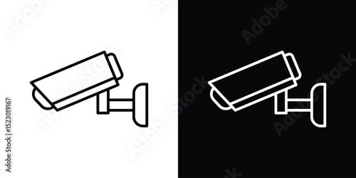 Security camera icon Graphic vector set for ui design