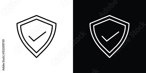 Shield icon Graphic vector set for ui design