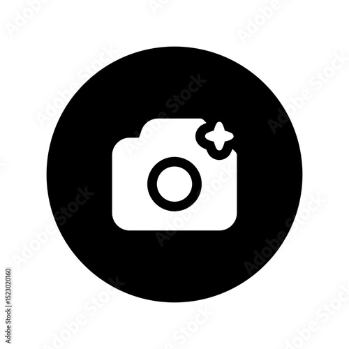 generate image circular glyph icon