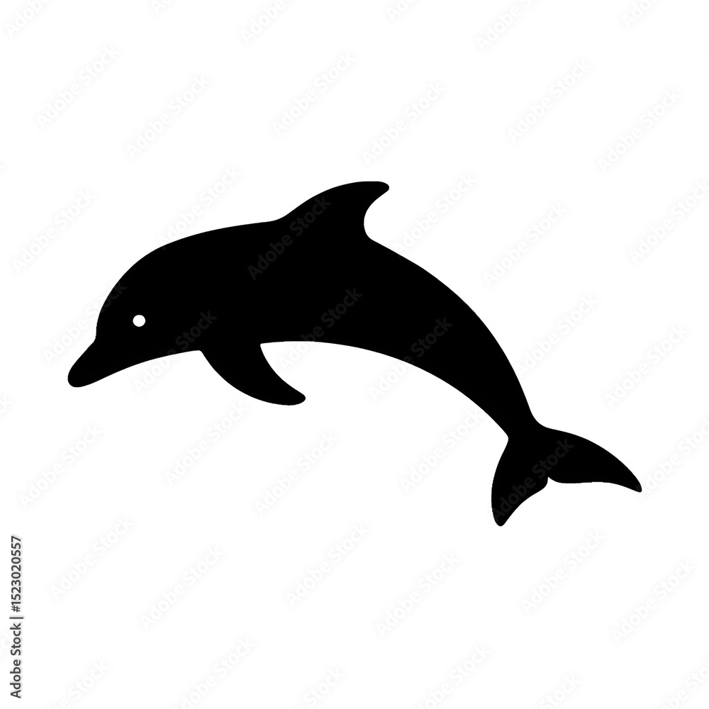 Fototapeta premium dolphin silhouette