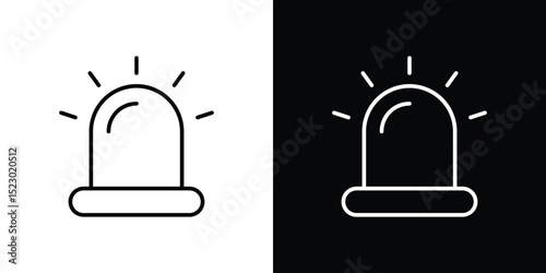 Siren icon Graphic vector set for ui design