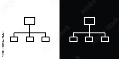 Sitemap icon Graphic vector set for ui design