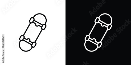 Skateboard icon Graphic vector set for ui design