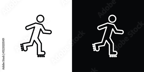 Skating icon Graphic vector set for ui design