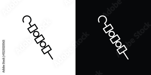 Skewer icon Graphic vector set for ui design