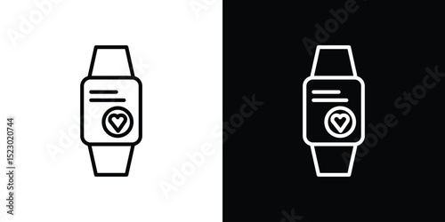 Smart watch icon Graphic vector set for ui design