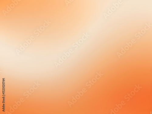 Orange White Smooth Gradient Background for Minimal Modern Digital Art and Design with ai