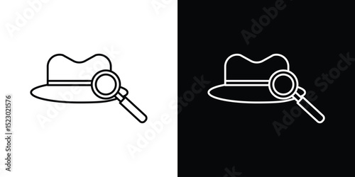Spy icon Graphic vector set for ui design