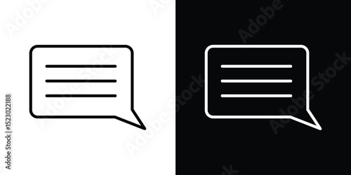 Subtitles icon Graphic vector set for ui design