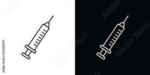 Syringe injection icon Graphic vector set for ui design