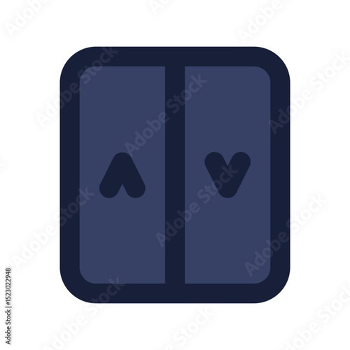 lift flat line icon