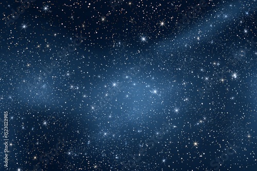 Stars on Dark Blue Gradient Background