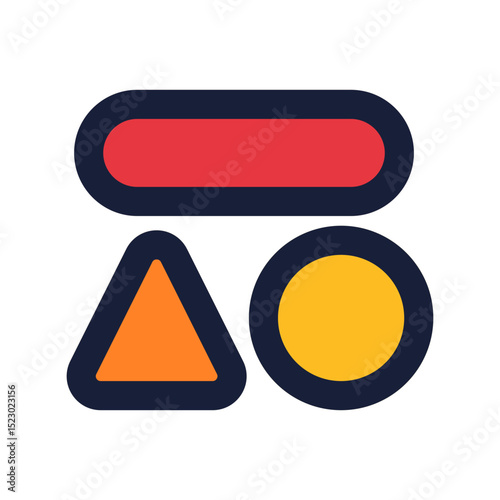 toy flat line icon