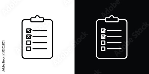 Task list icon Graphic vector set for ui design