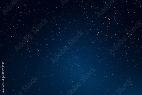 Dark Blue Gradient Sky with White Stars
