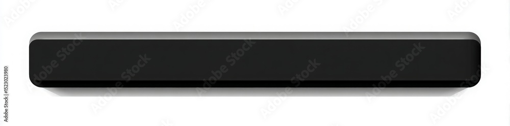 Obraz premium Rectangular Black and Gray Bar on White Background