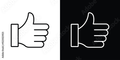 Thumb icon Graphic vector set for ui design
