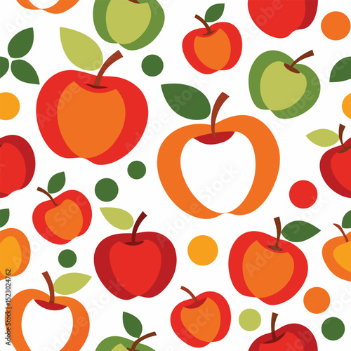 seamless apple pattern