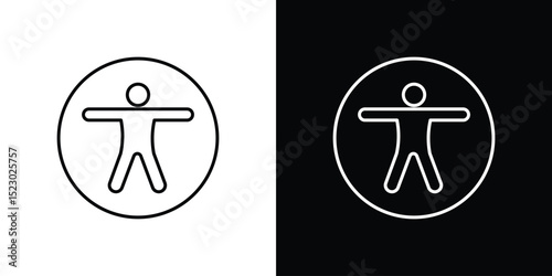 Universal access icon Graphic vector set for ui design
