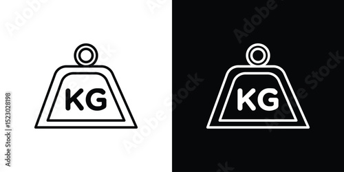 Weight icon Graphic vector set for ui design