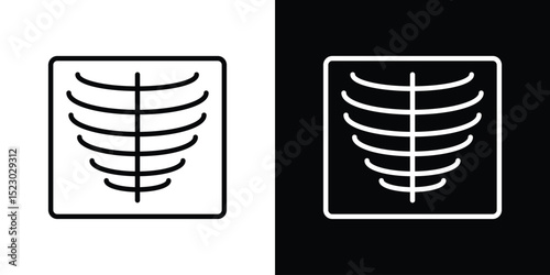 X ray icon Graphic vector set for ui design