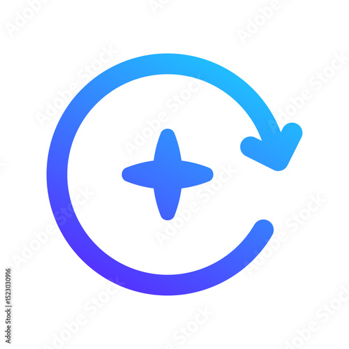generate ai gradient icon
