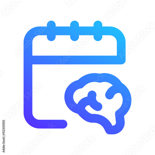 smart scheduling gradient icon