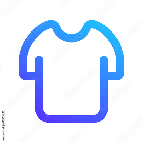 t shirt gradient icon