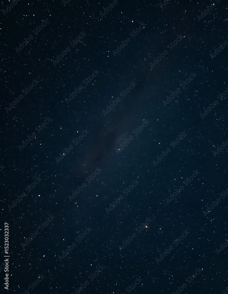 Obraz premium Distant cosmic expanse teeming with countless radiant stars spanning endless galaxies, grunge. White tone