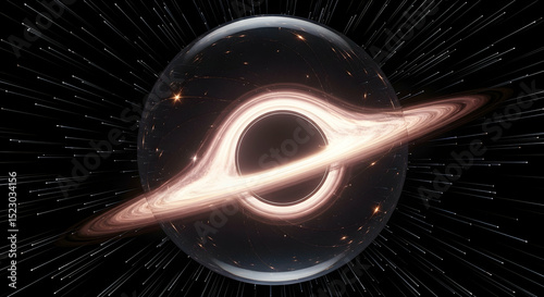 Astrophysical Simulation Of A Massive Black Hole With Accretion Disk