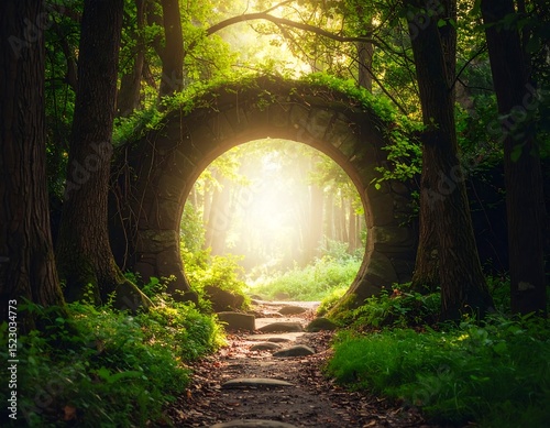 Enchanting forest archway (1)