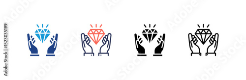 Value icon set multiple style collection