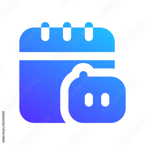 ai meeting assistant gradient fill icon
