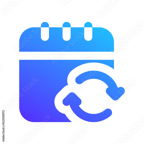 auto scheduling gradient fill icon
