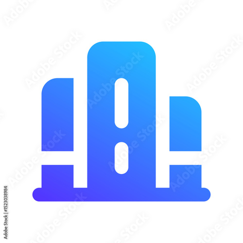 bookstore gradient fill icon