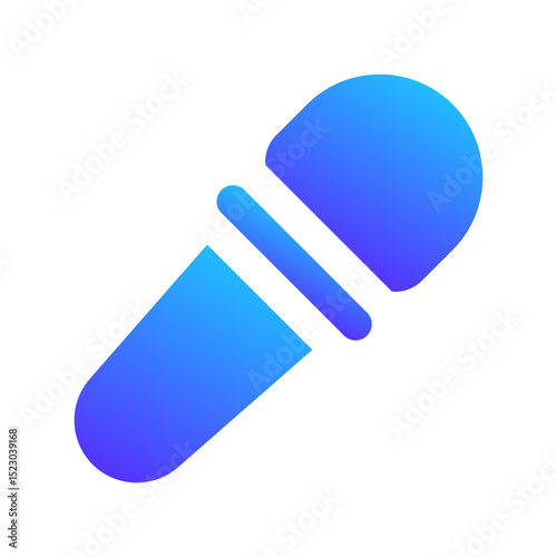 mic gradient fill icon